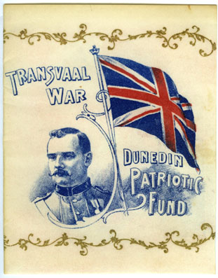 Dunedin Patriotic Fund Transvaal War Fundraising Pamphlet, 1901