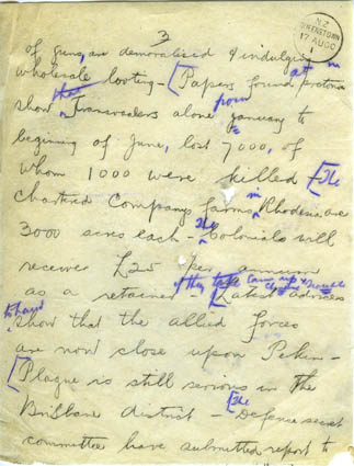 Boer War News Telegram 17 Aug 1900 Page 2