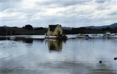 Matakana Church on the move, 1992